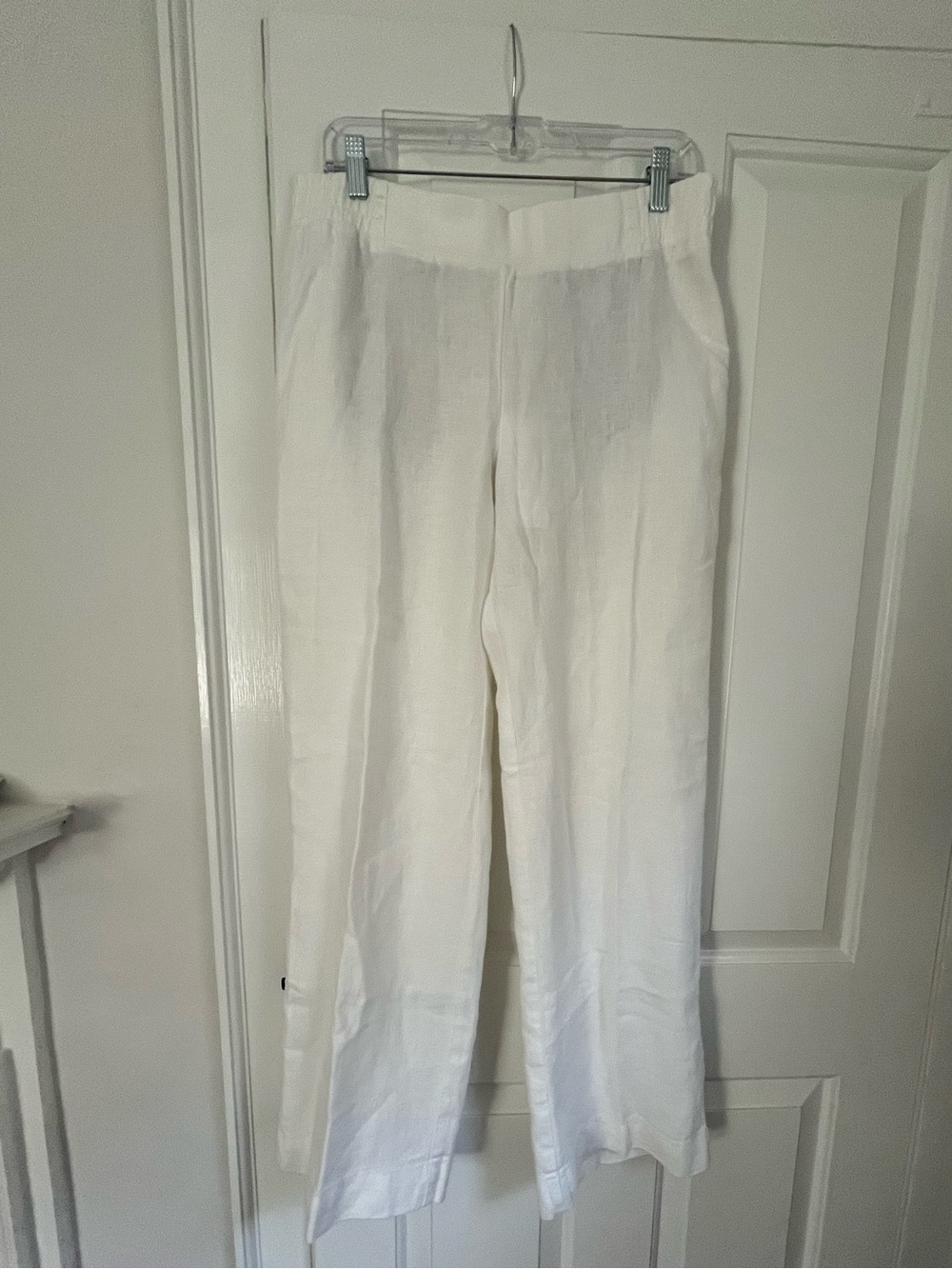Lilly Pulitzer DERI Linen Palazzo Pants in ‘Resort White’ - Picture 3 of 9